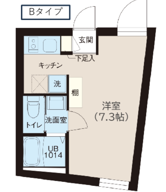 レピュア落合南長崎駅前の間取り