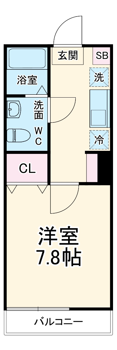 MQuarto蒲生の間取り
