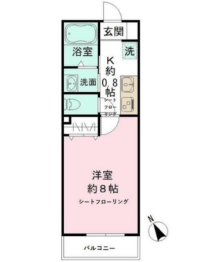 レ セレニタ 松庵の間取り