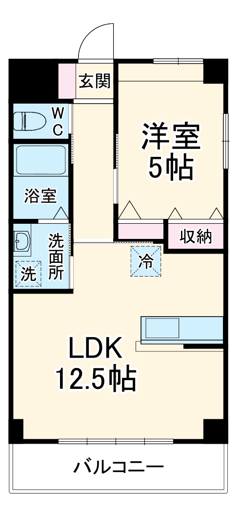 第一フラワーマンション弐番館の間取り