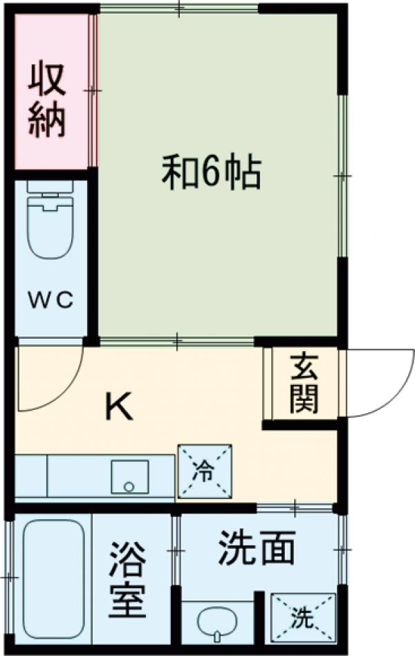 Kハイツの間取り