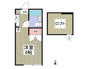 サニーサイド三田南Ａ・202号室の間取り