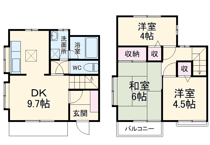 ビューパレス泉台C棟の間取り
