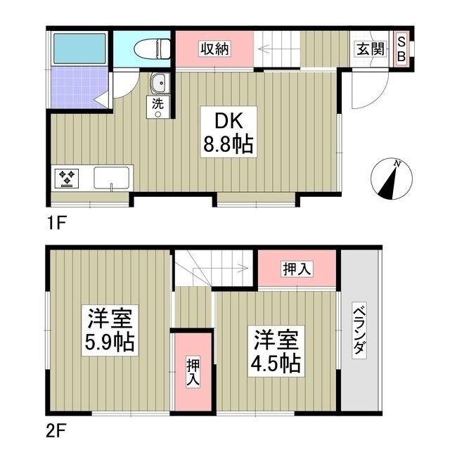 グリーンテラス橋本の間取り