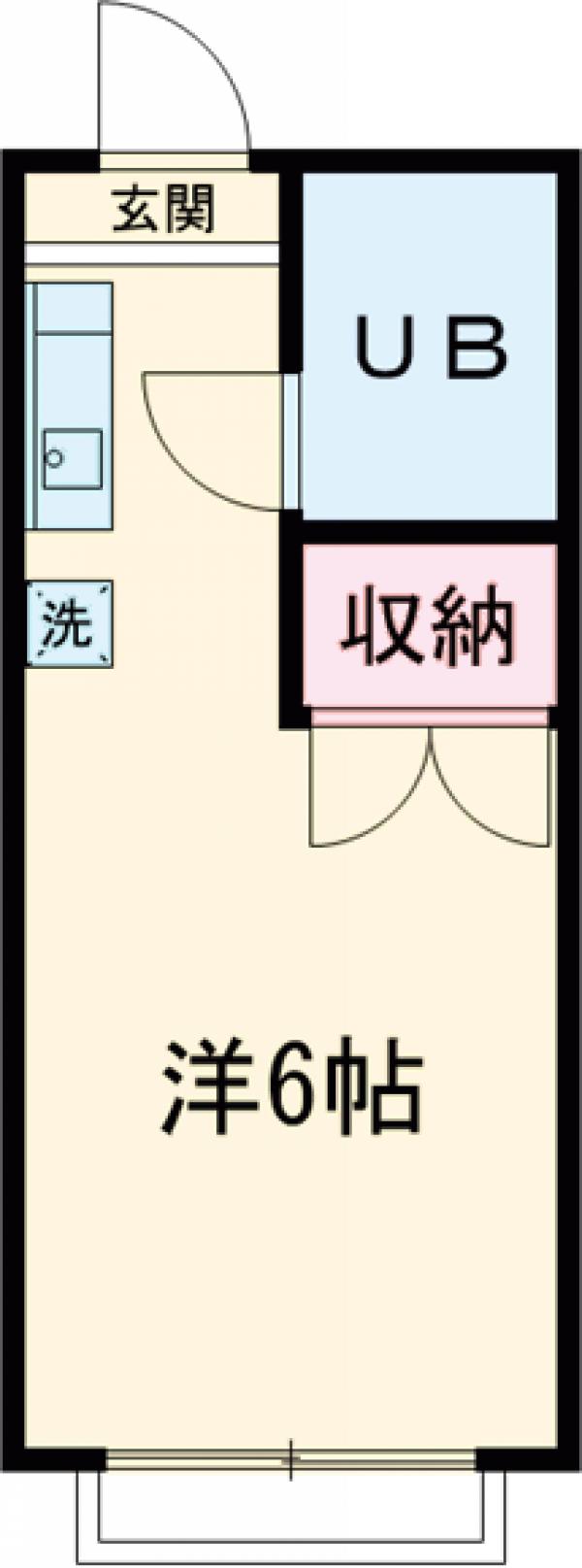 礒沼ハイツの間取り