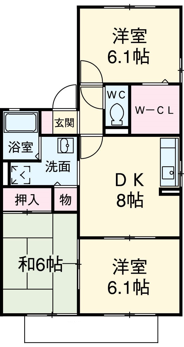 ヴィラ エテルノの間取り
