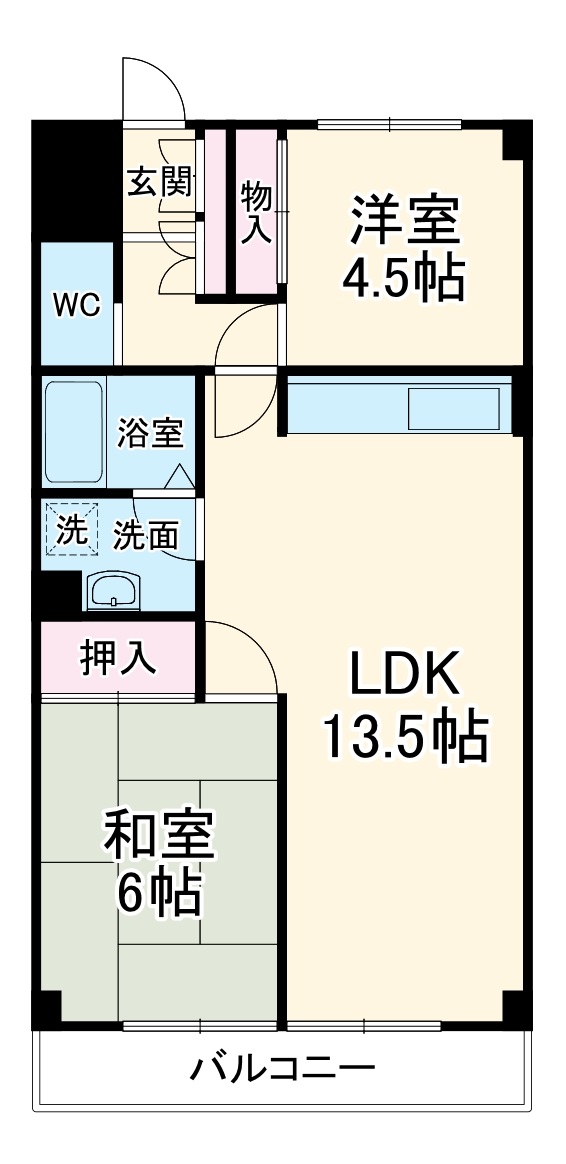 エスパシオ野並の間取り