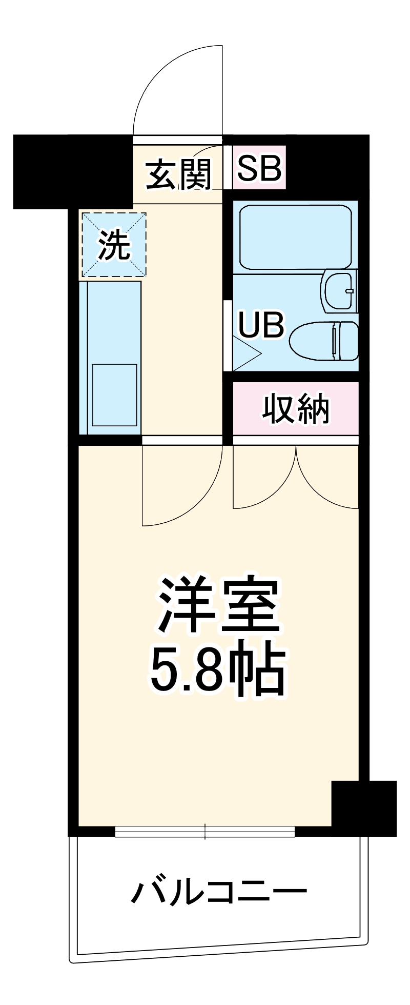 相模サンウエストの間取り