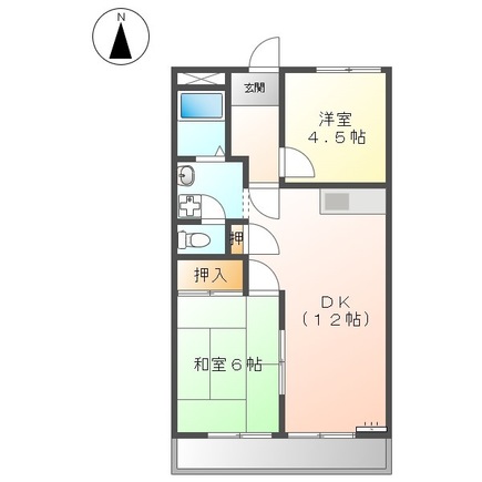 恵比寿コーポの間取り