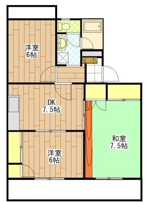 アドラシオンの間取り