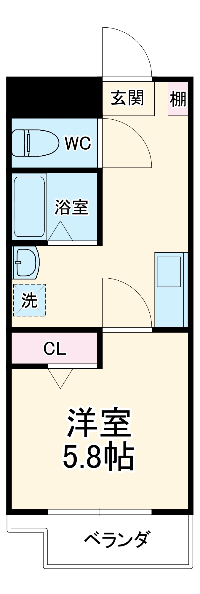 SSハイツの間取り