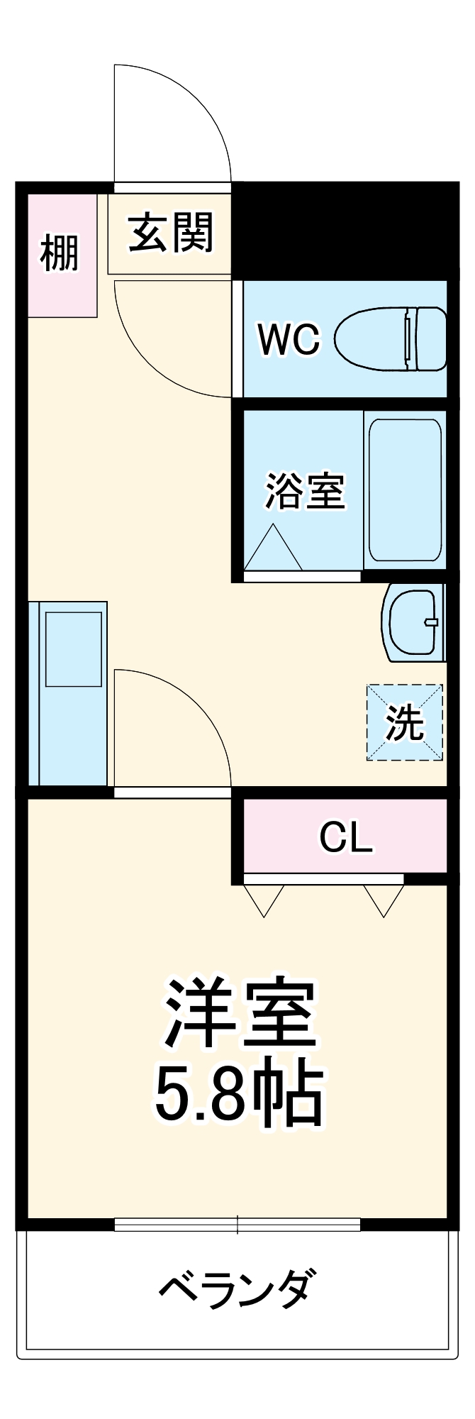 SSハイツの間取り