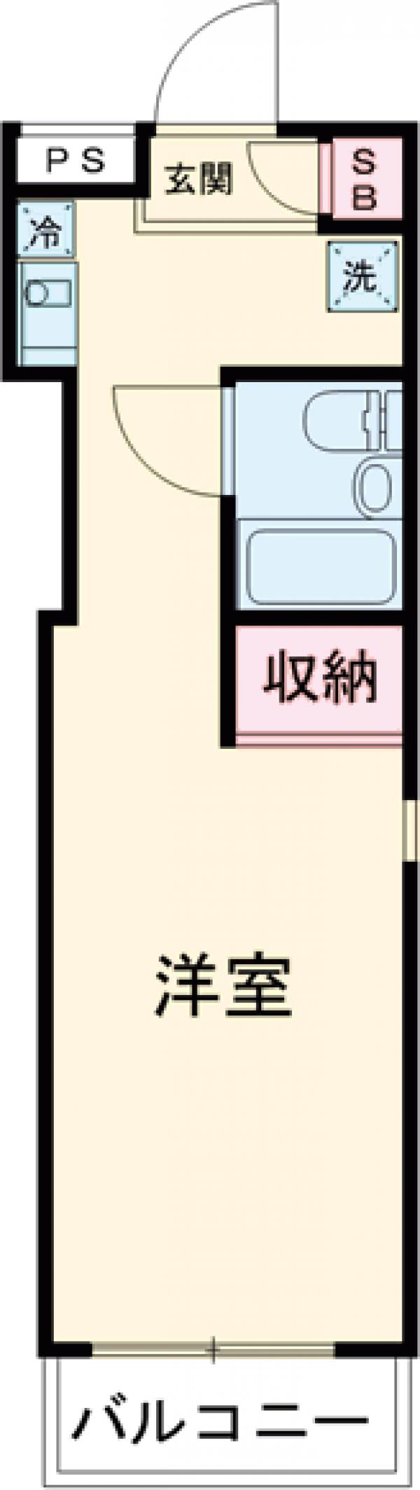 スカイコート喜多見の間取り