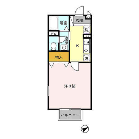 イーストヴィラの間取り