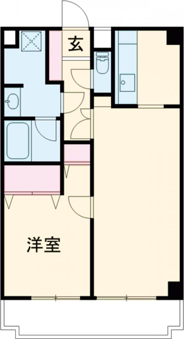 綾東ヴィレッジ弐番館の間取り