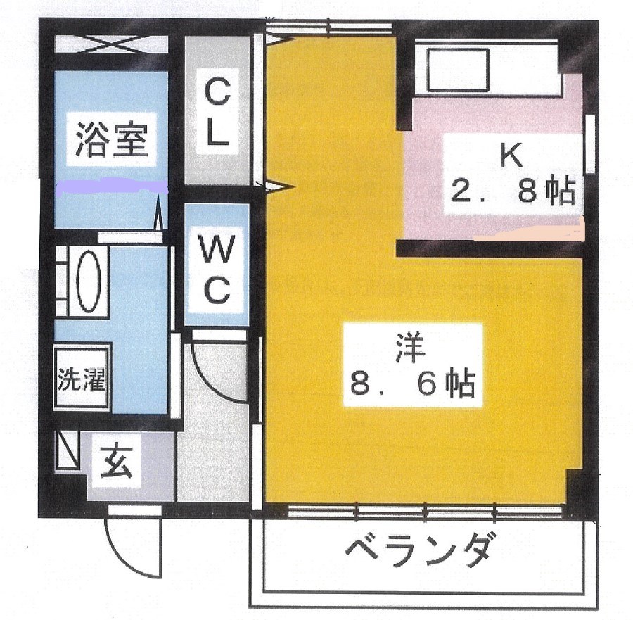 ライフイン・山道の間取り