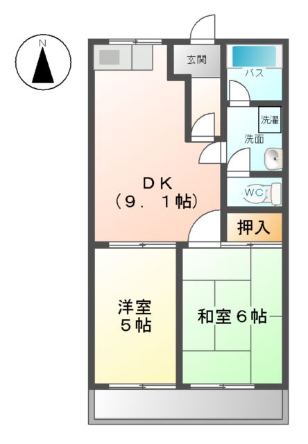 ドリームローズの間取り