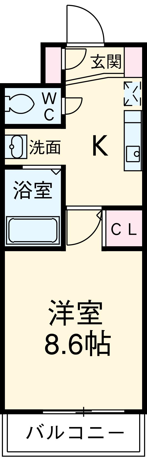 ラ・ヴィアンパレスⅡの間取り