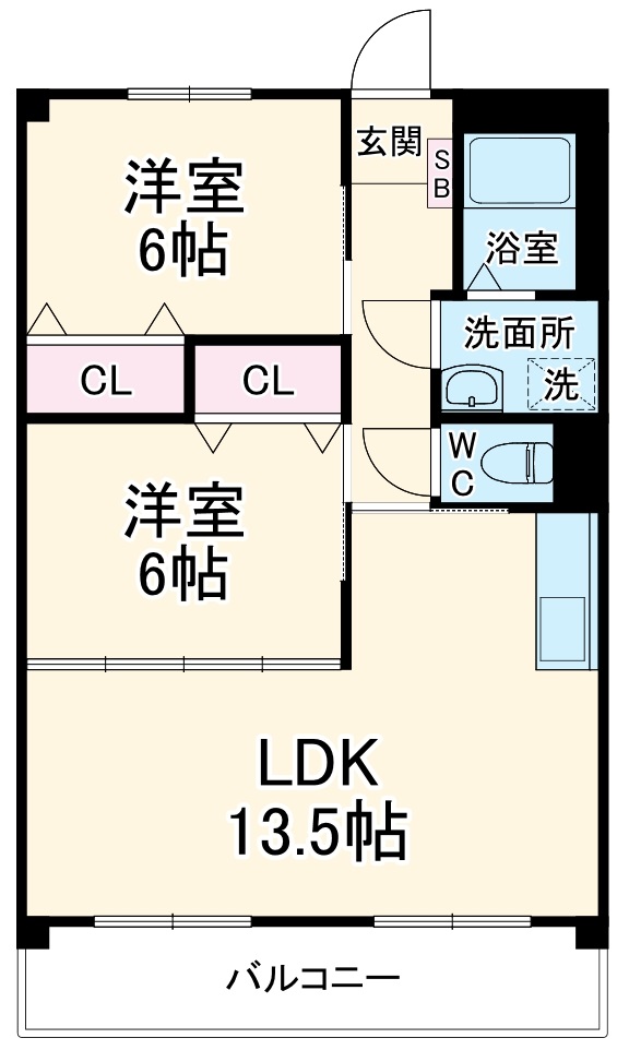 ラヴィアン新川の間取り