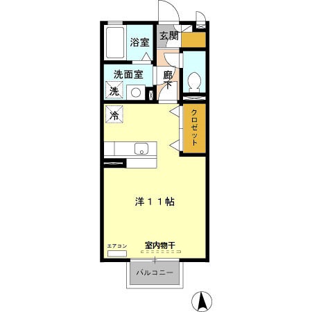 フィットK2の間取り