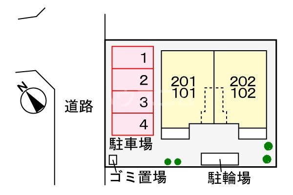 2/8 駐車場