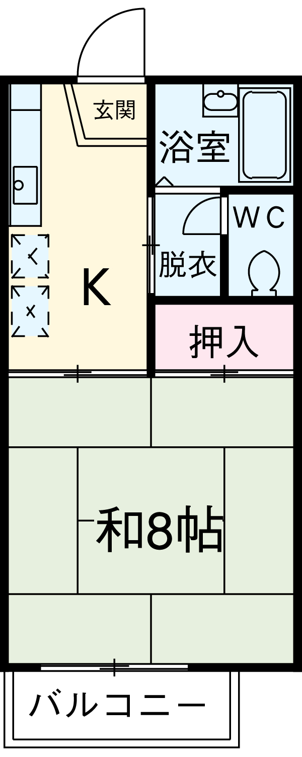 アーバンライフⅡの間取り