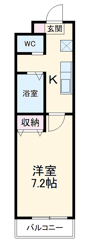 Ａ・Ｃｉｔｙ秩父通の間取り