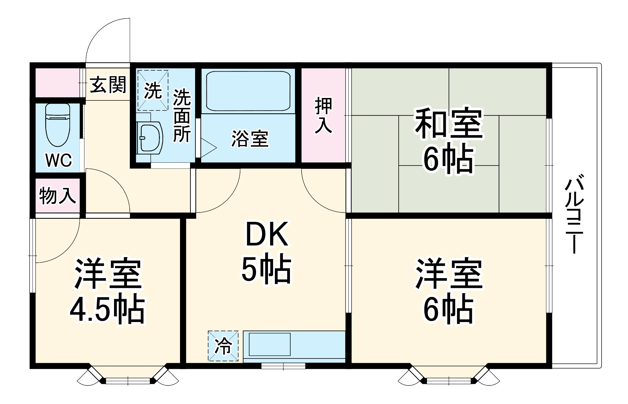 メゾンKNの間取り
