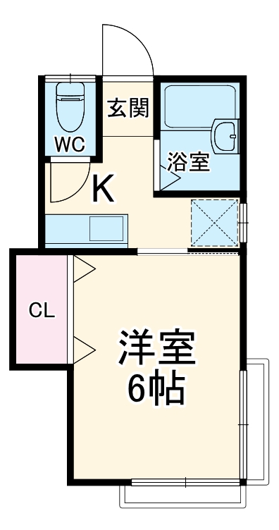 カーサ田園の間取り