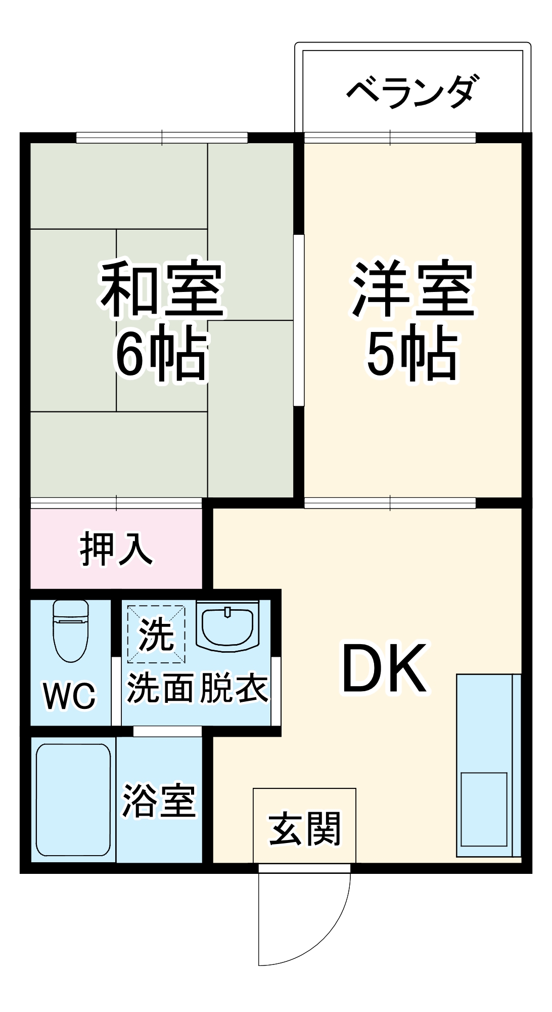 寿ネスⅠの間取り