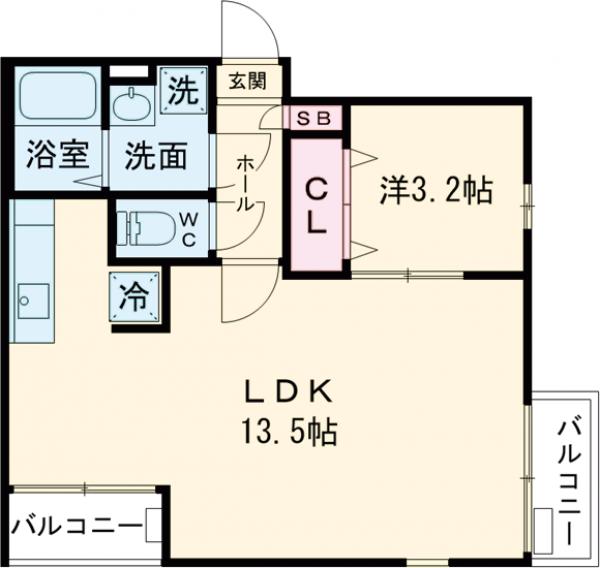 エクセラン東武練馬の間取り