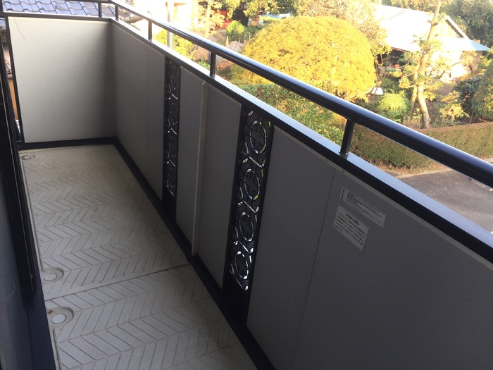 12/24 バルコニー