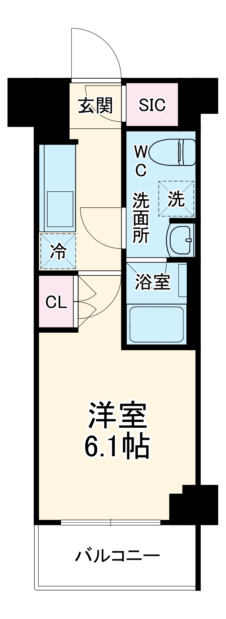 GENOVIA谷塚の間取り
