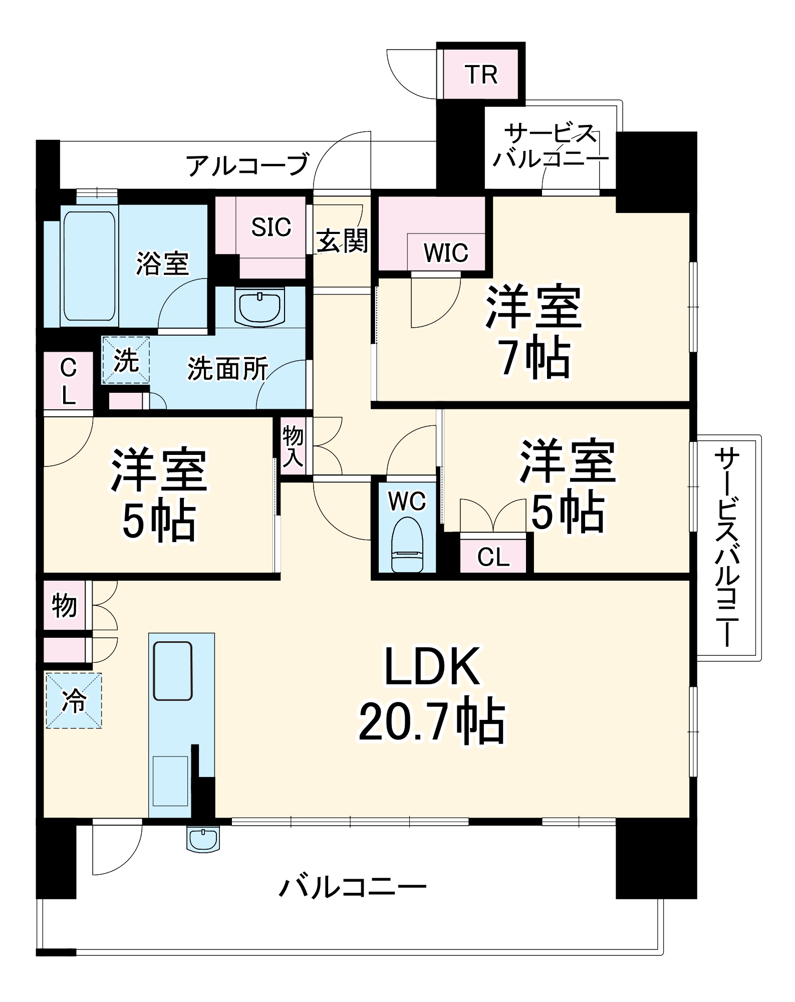 ローレルコート一宮本町の間取り