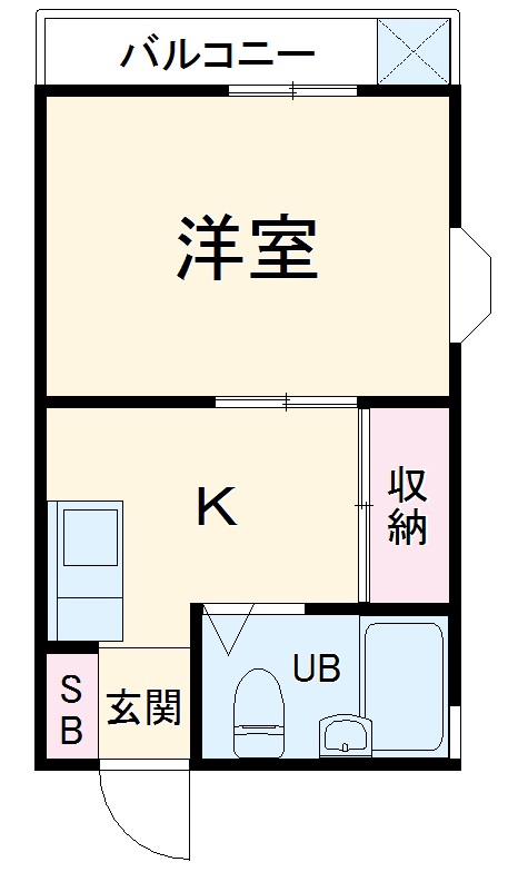 鴨川ビルの間取り