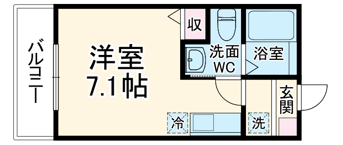 メリディアン杉田の間取り