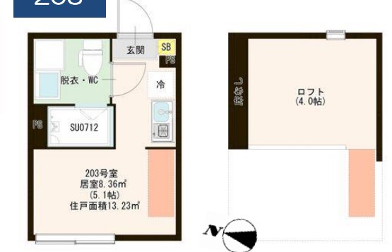 ハーモニーテラス西小岩Ⅶの間取り