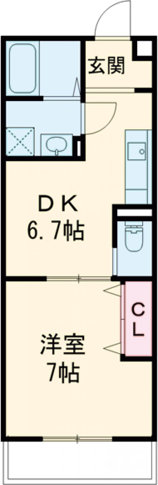 Feliz貝塚の間取り