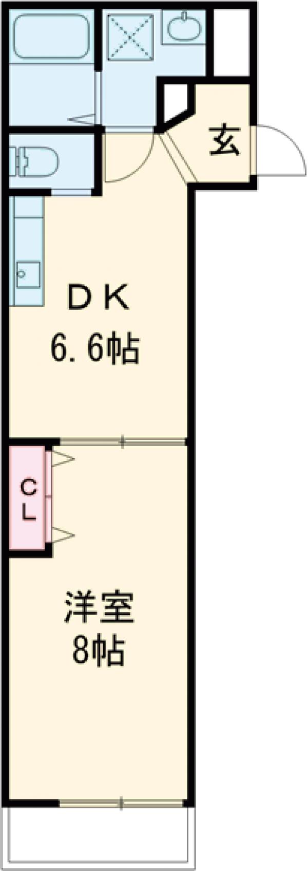 Feliz貝塚の間取り