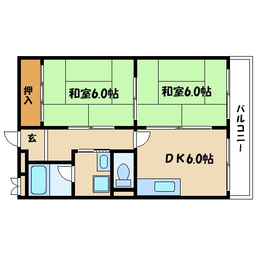 エクセル守口の間取り