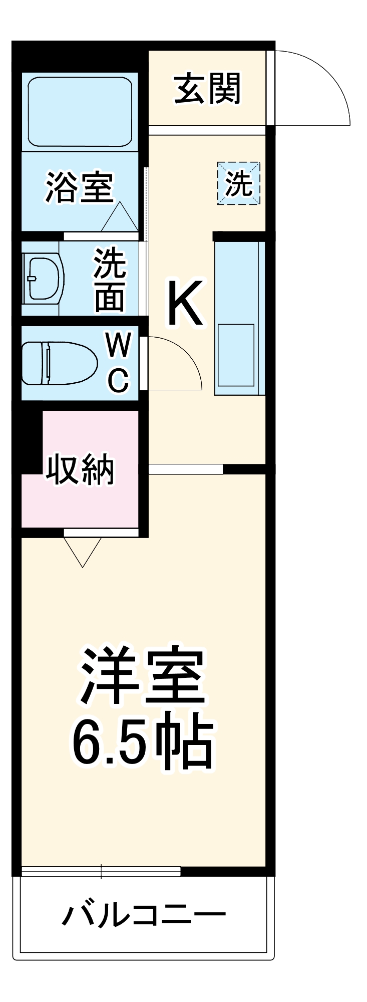 Mark Duo豊春Ⅰの間取り