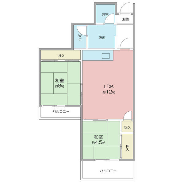 メゾン吹上の間取り