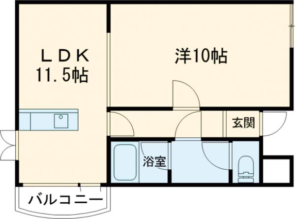 スカイフィールド国立の間取り