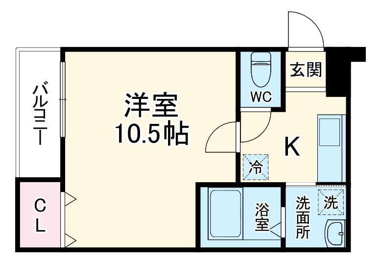 フジパレス向島町Ⅰ番館の間取り