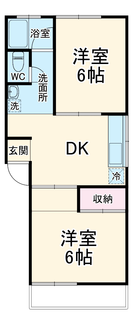 杉山ハイツAの間取り