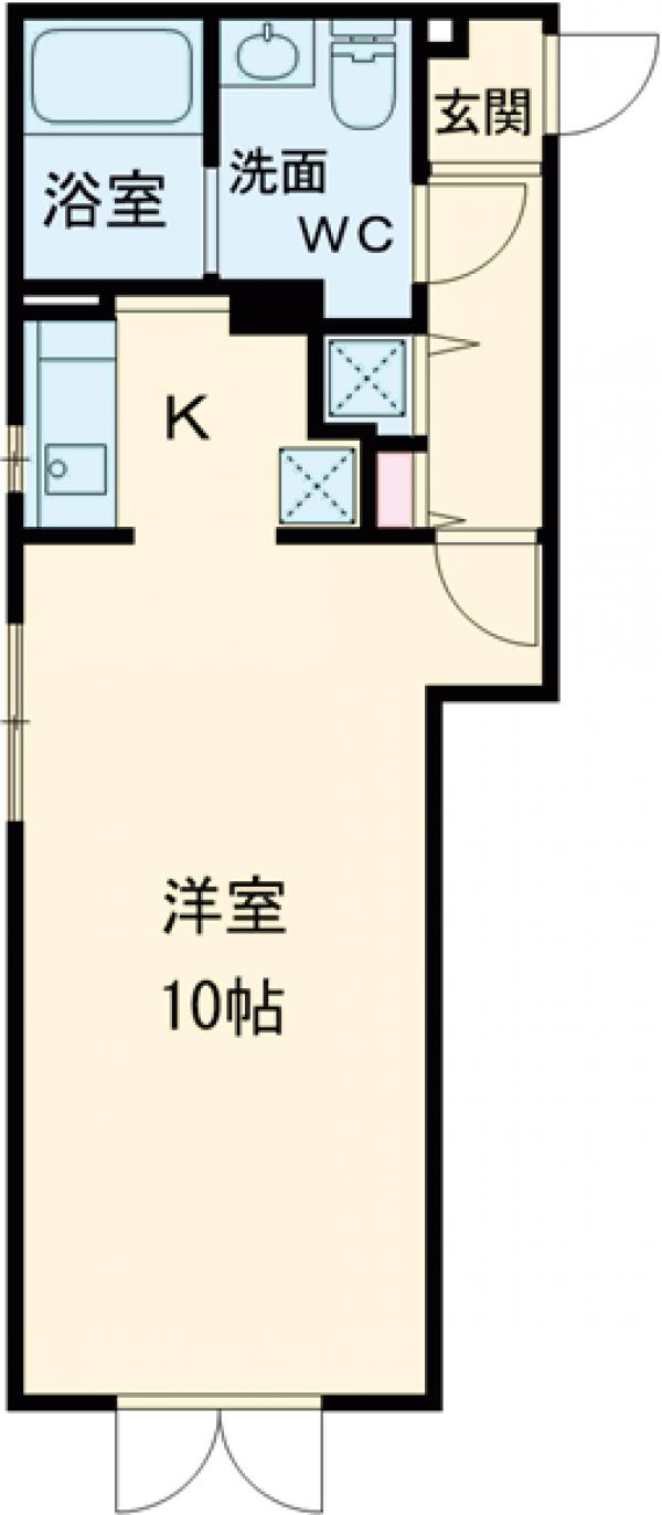 ルクレ東新宿の間取り