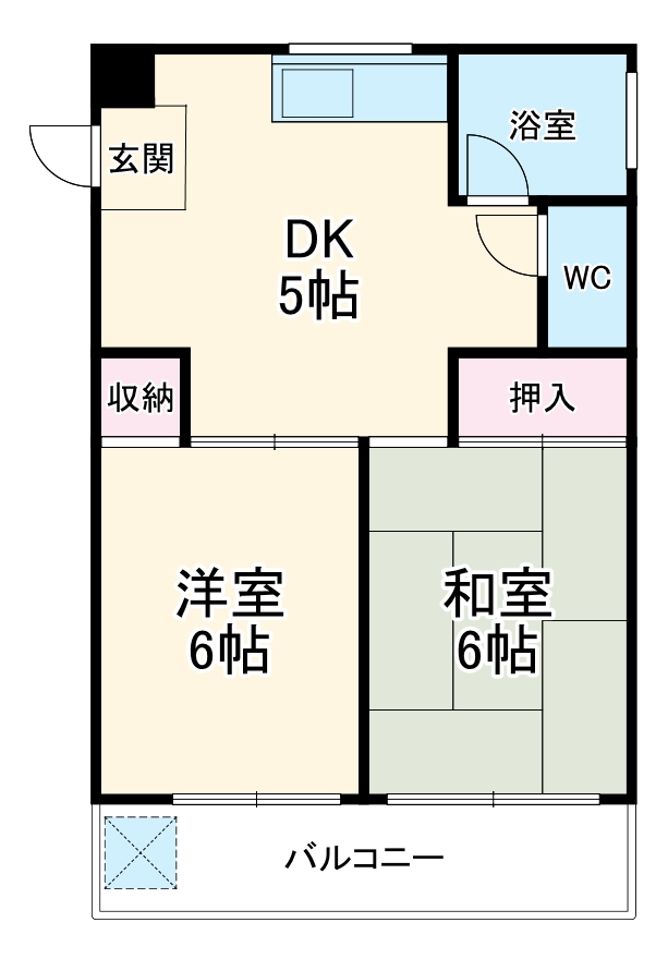一歩堂マンションの間取り