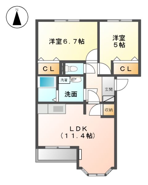 フローリィの間取り