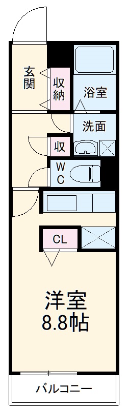 パンシオン喜多山の間取り