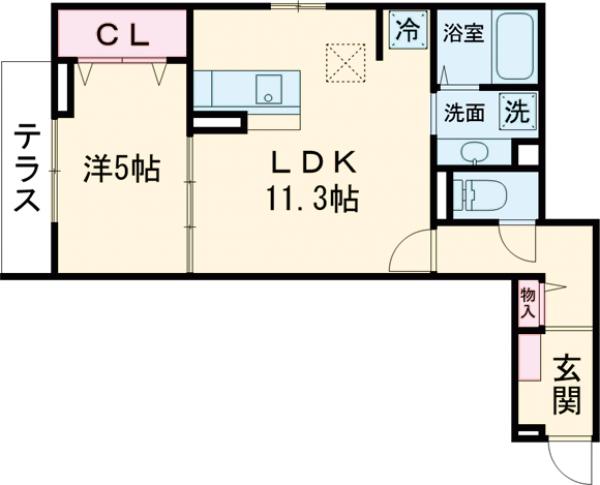 Asset-Court堀之内の間取り